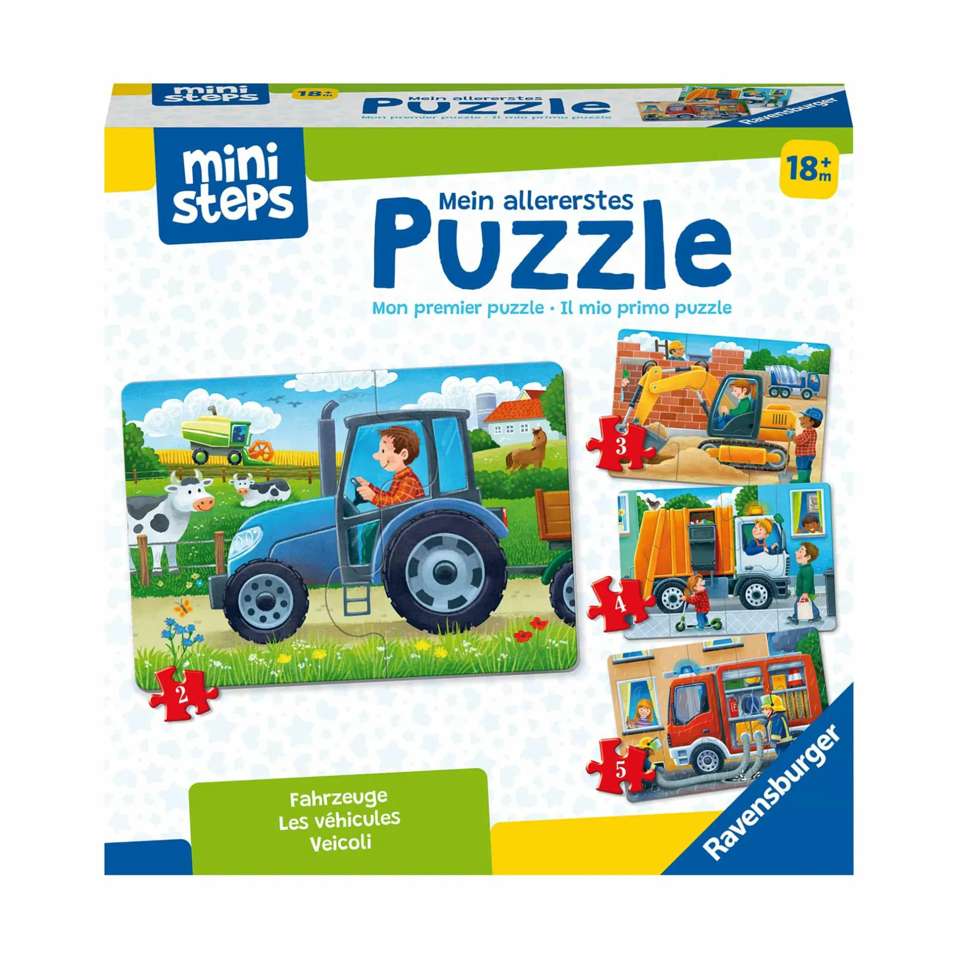 Ravensburger Mein allererstes Puzzle: Fahrzeuge*Kinder Lernspielzeug