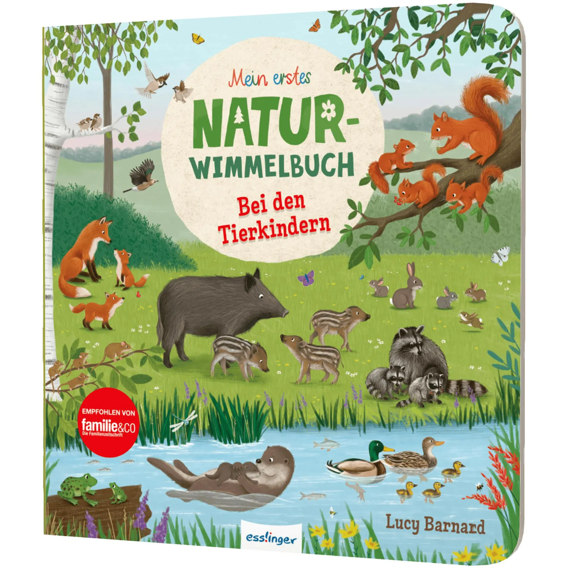 THIENEMANN Mein erstes Natur-Wimmelbuch: Bei den Tierkindern*Kinder Kinderbücher|Spielzeug Ab 2 Jahre