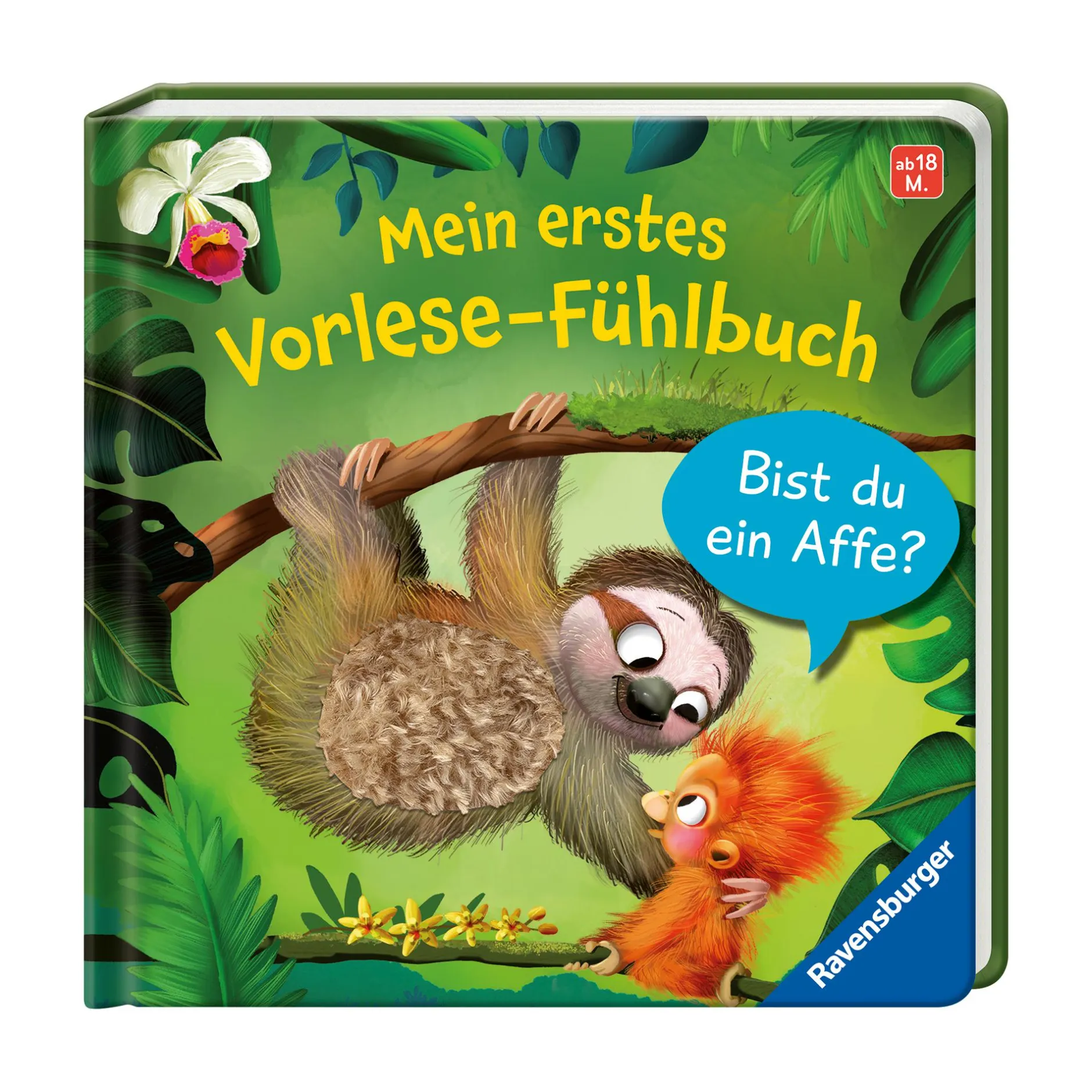 Ravensburger Mein erstes Vorlese-Fühlbuch: Bist du ein Affe?*Kinder Kinderbücher