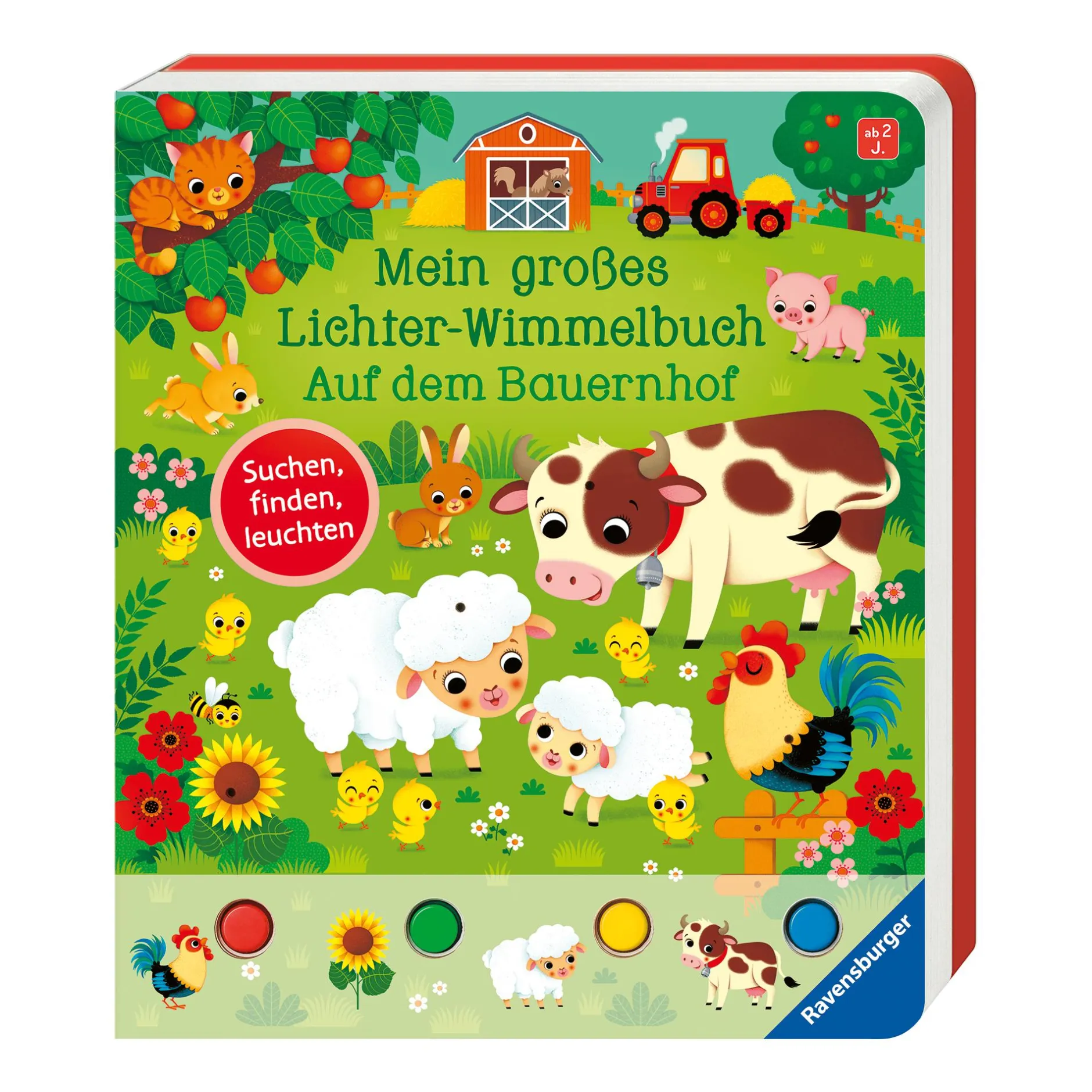 Ravensburger Mein großes Lichter-Wimmelbuch: Auf dem Bauernhof*Kinder Kinderbücher