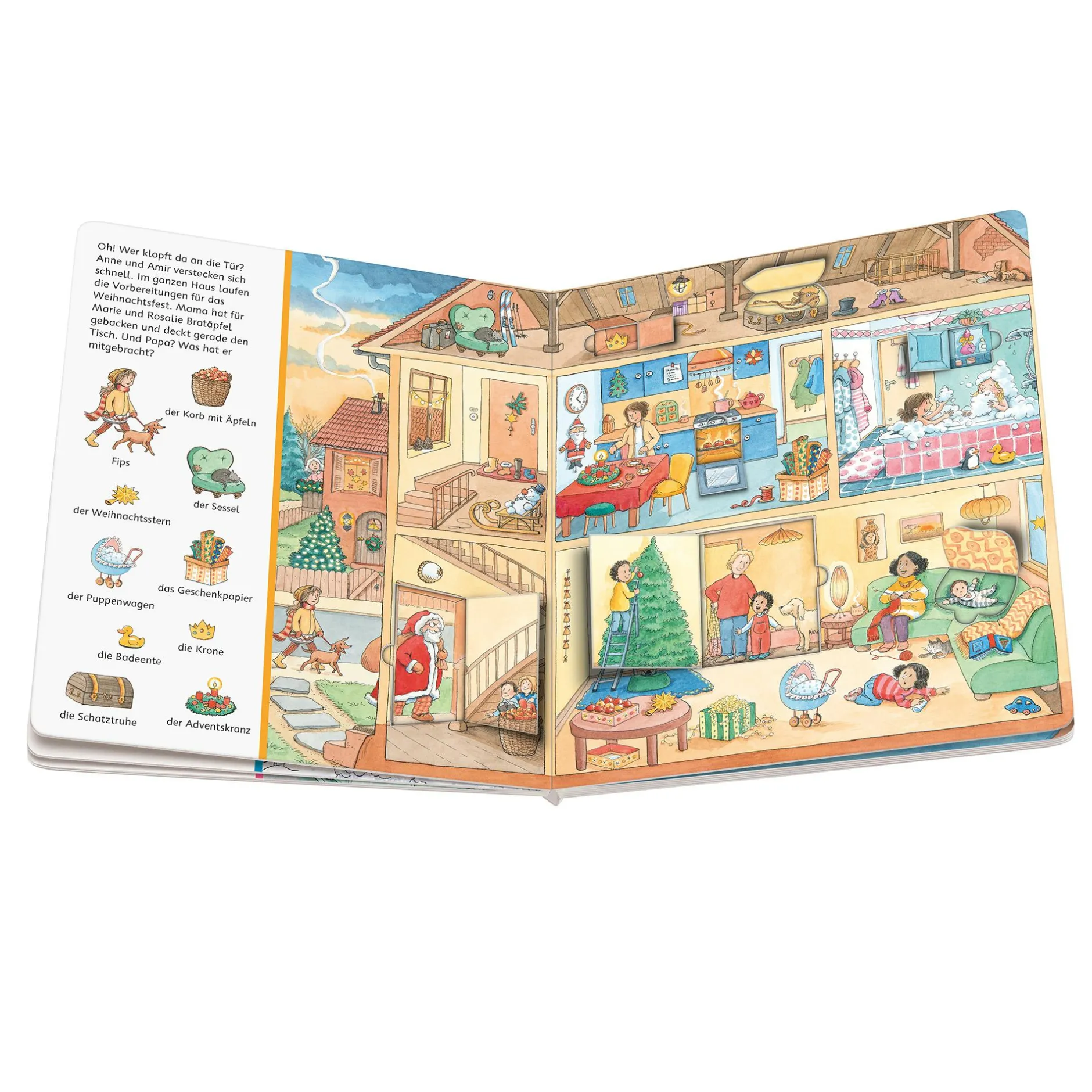 Ravensburger Mein Sachen suchen Wimmelbuch: Weihnachtszeit*Kinder Kinderbücher