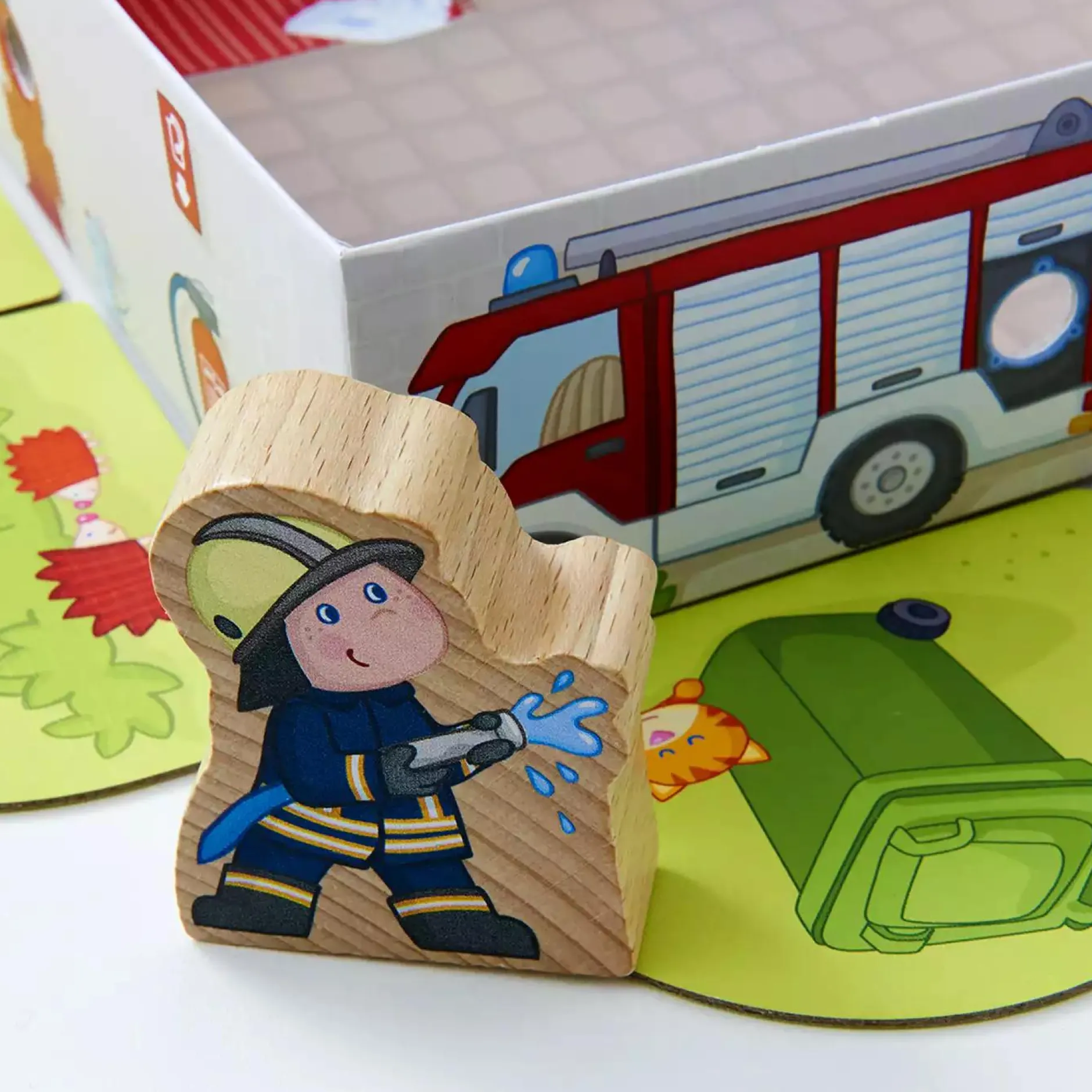 HABA Meine ersten Spiele - Feuerwehr*Kinder Lernspielzeug