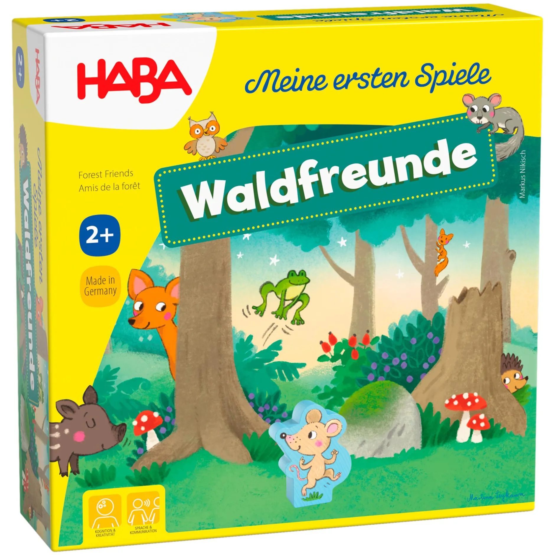 HABA Meine ersten Spiele - Waldfreunde*Kinder Lernspielzeug|Spielzeug Ab 2 Jahre