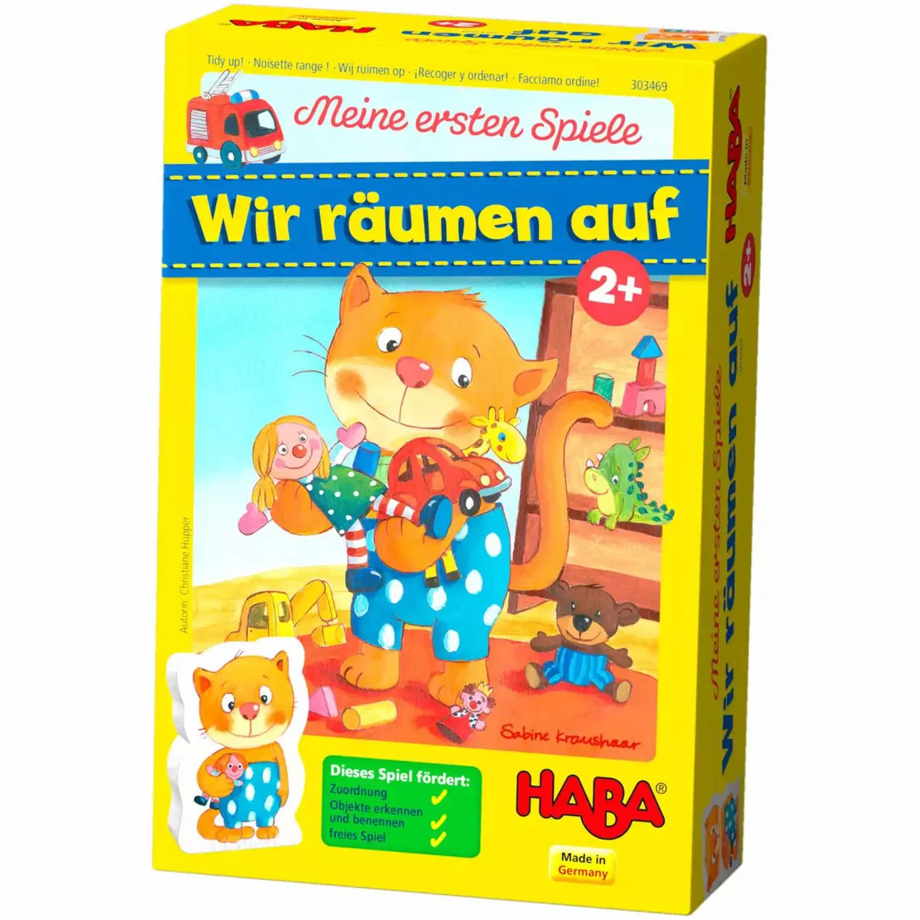 HABA Meine ersten Spiele - Wir räumen auf*Kinder Lernspielzeug