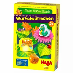 HABA Meine ersten Spiele - Würfelwürmchen*Kinder Lernspielzeug|Spielzeug Ab 2 Jahre