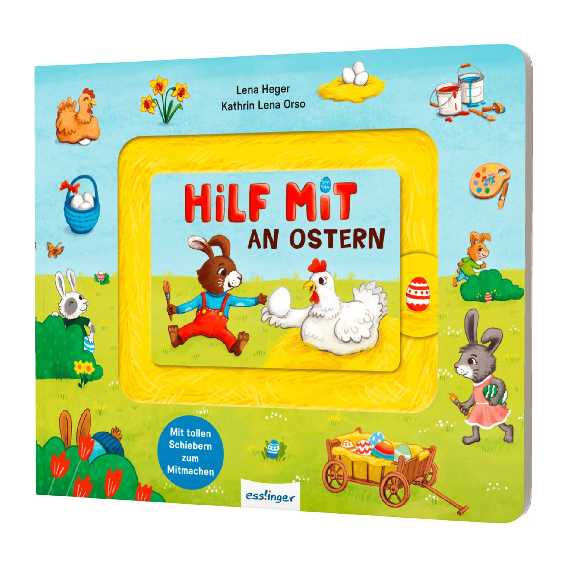THIENEMANN Meine Schiebebahn-Pappe: Hilf mit an Ostern*Kinder Kinderbücher