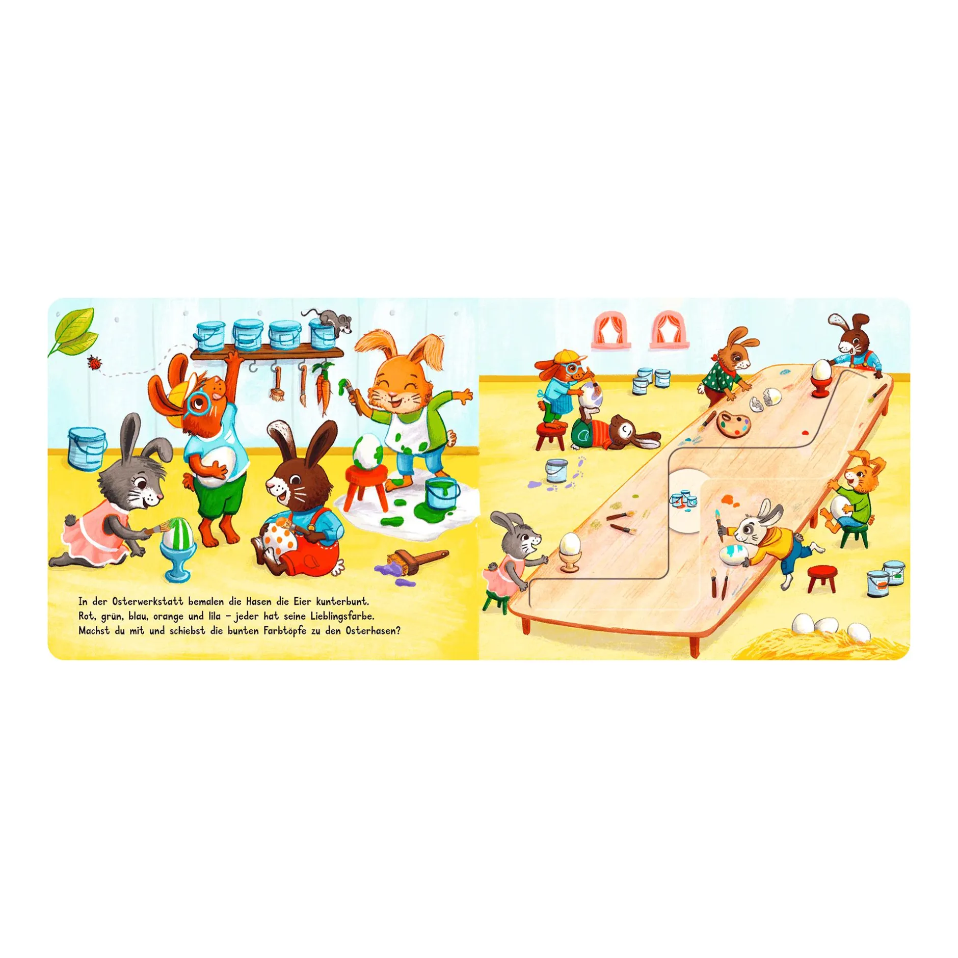 THIENEMANN Meine Schiebebahn-Pappe: Hilf mit an Ostern*Kinder Kinderbücher