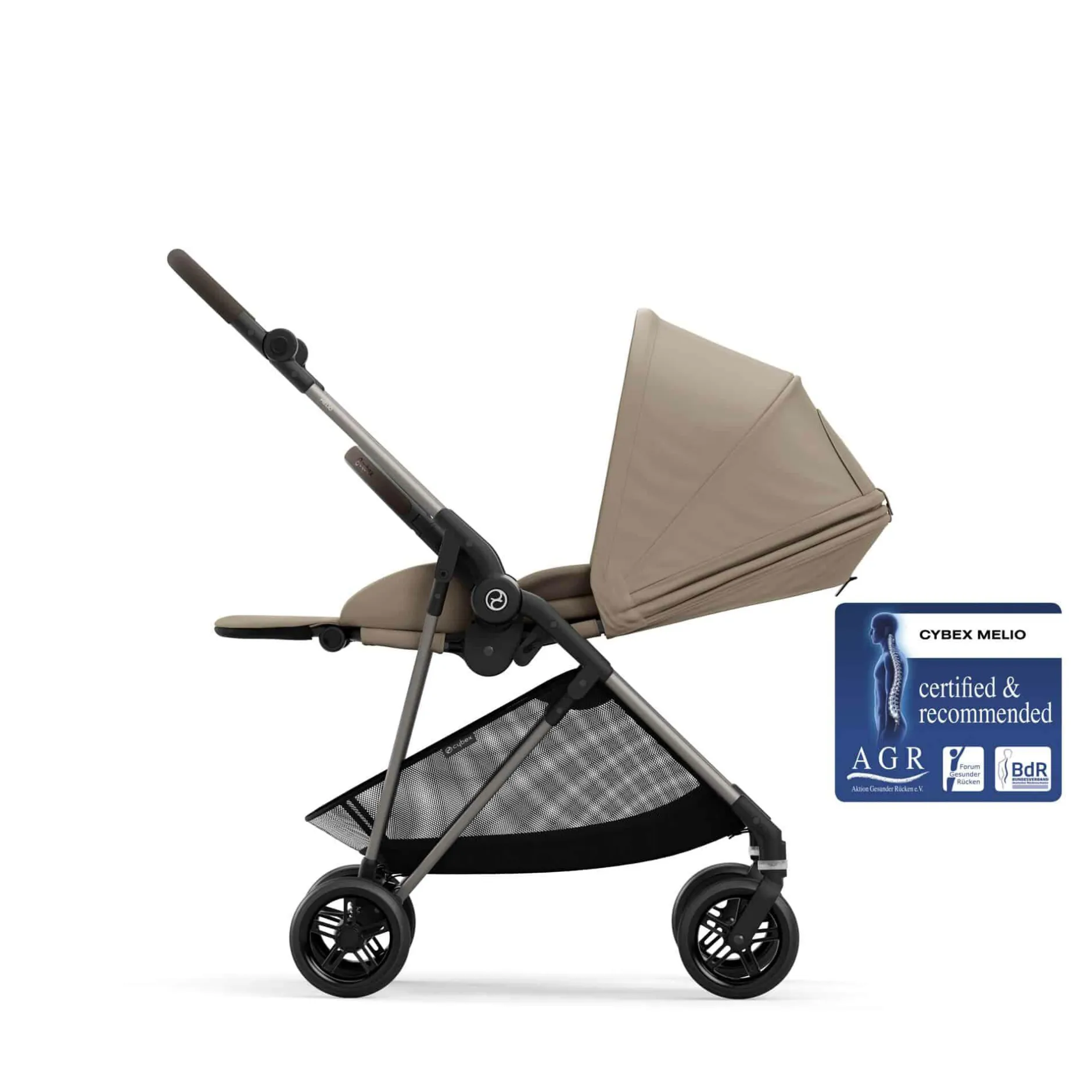 cybex Melio Almond*Kinder Kombi-Kinderwagen