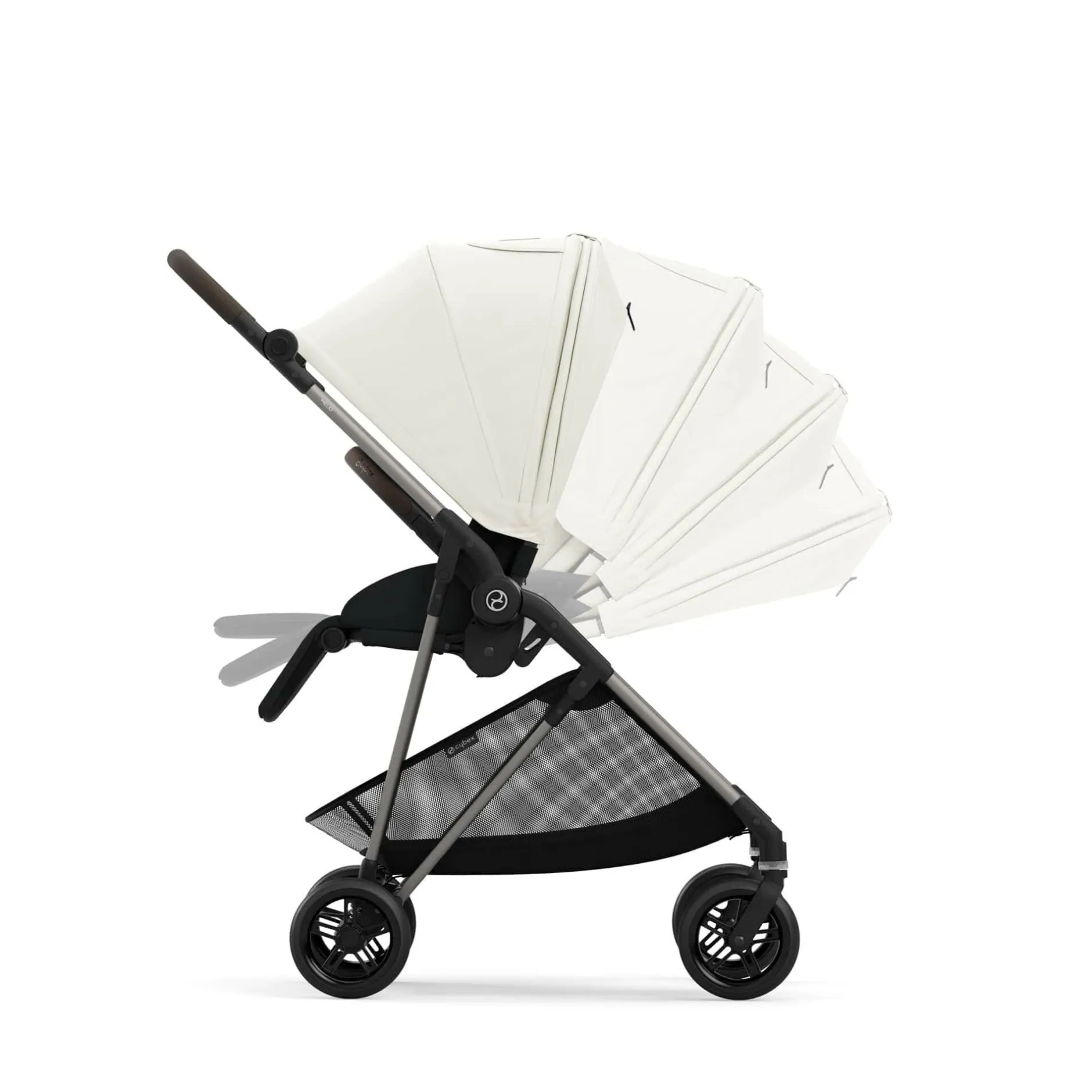cybex Melio Canvas White*Kinder Kombi-Kinderwagen