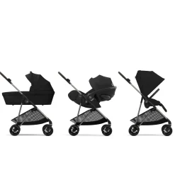 cybex Melio Magic Black*Kinder Kombi-Kinderwagen