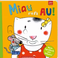 COPPENRATH Miau ruft AU - Mein Spielbuch mit Pflaster*Kinder Kinderbücher|Spielzeug Ab 2 Jahre