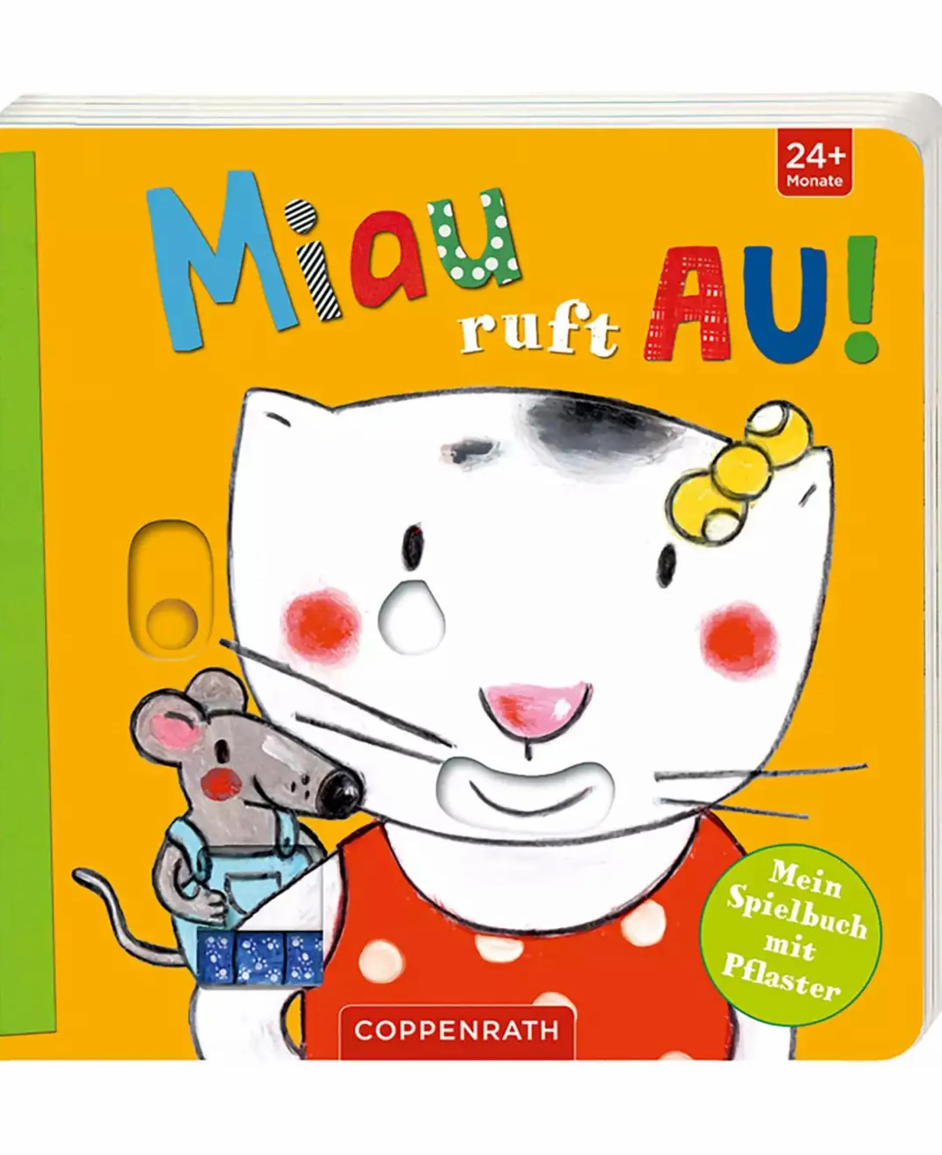 COPPENRATH Miau ruft AU - Mein Spielbuch mit Pflaster*Kinder Kinderbücher|Spielzeug Ab 2 Jahre
