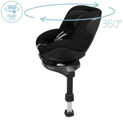 MAXI-COSI Mica 360 Pro Authentic Black*Kinder Reboarder 0-18 Kg, Gruppe 0+/1