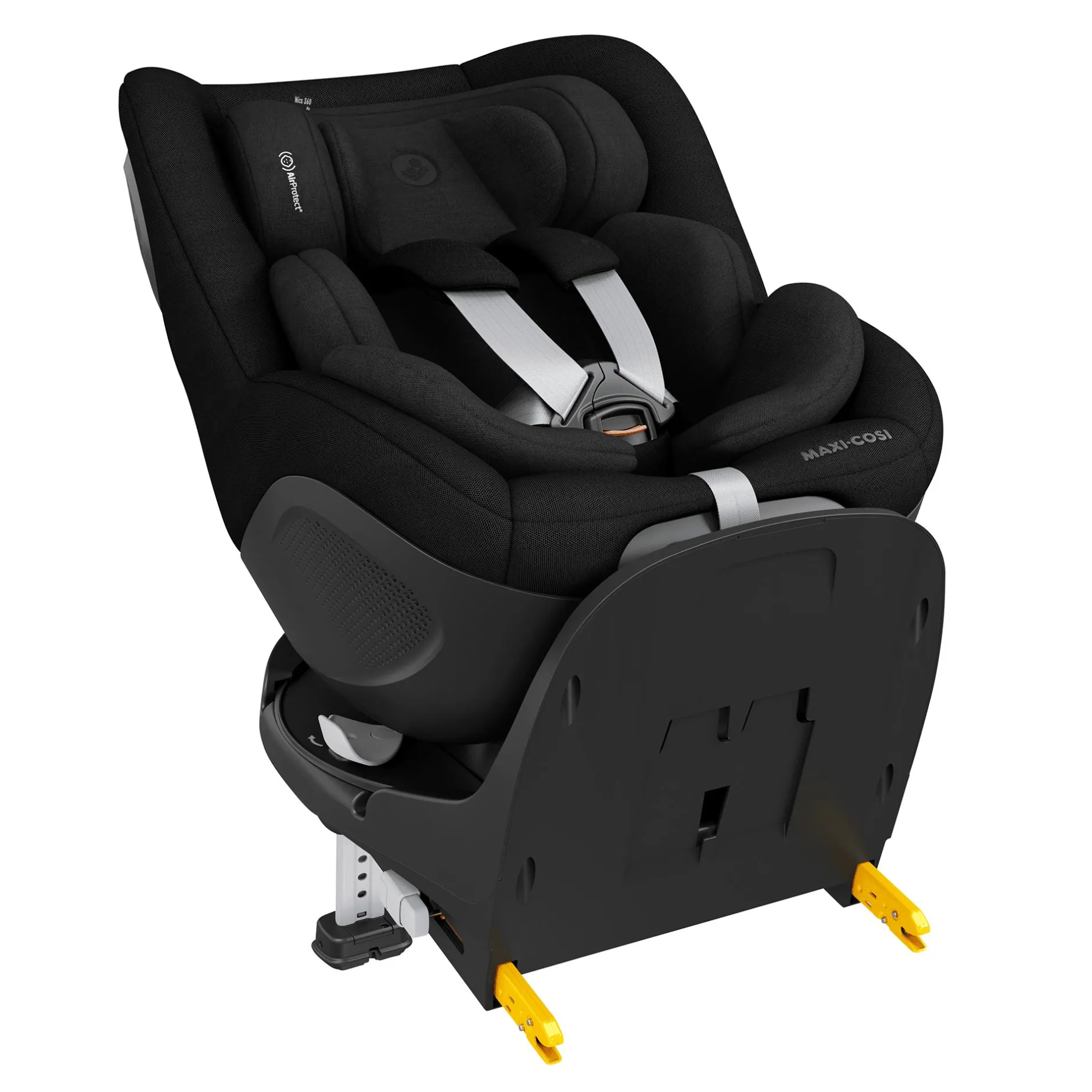 MAXI-COSI Mica 360 Pro Authentic Black*Kinder Reboarder 0-18 Kg, Gruppe 0+/1