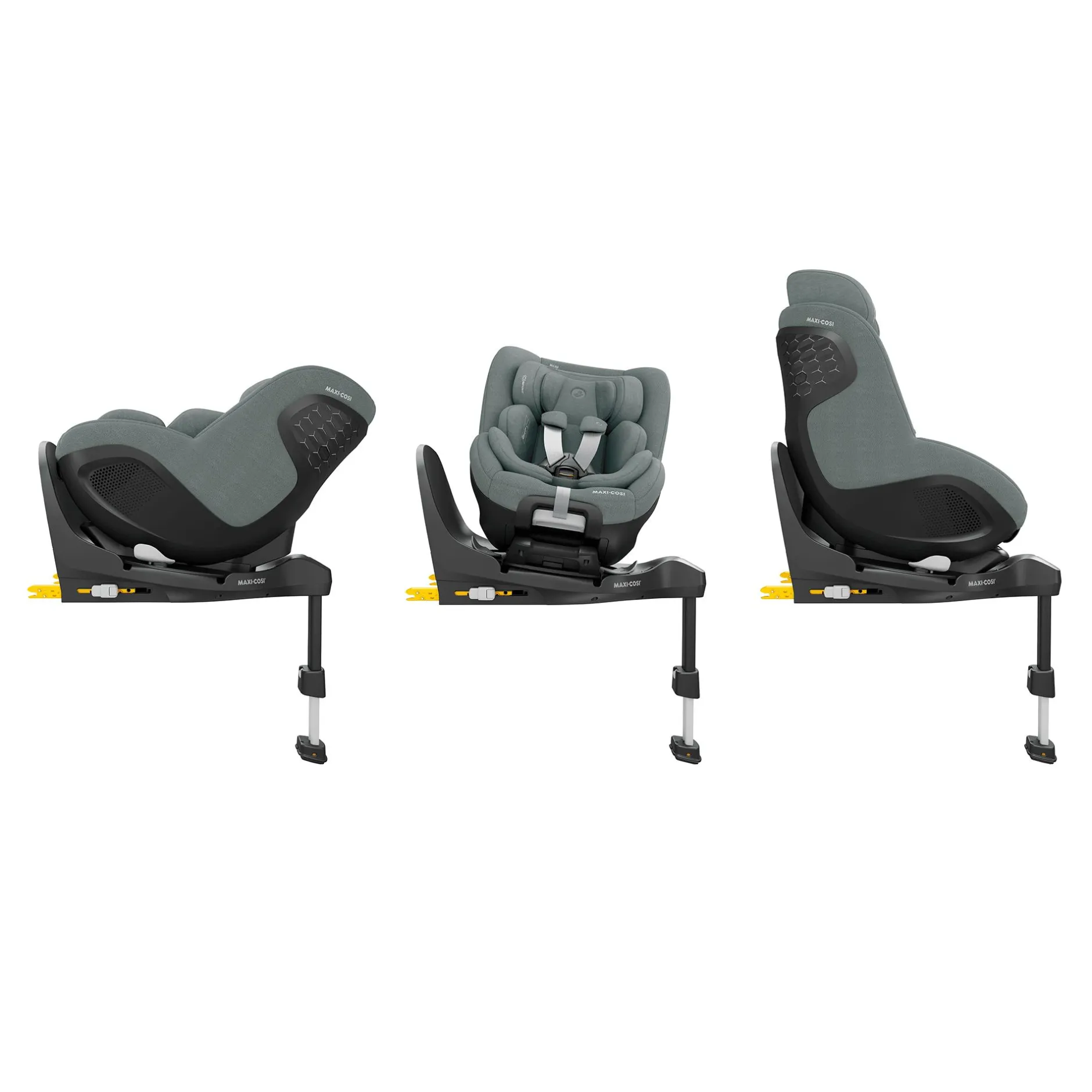MAXI-COSI Mica 360 Pro Authentic Grey*Kinder Reboarder 0-18 Kg, Gruppe 0+/1