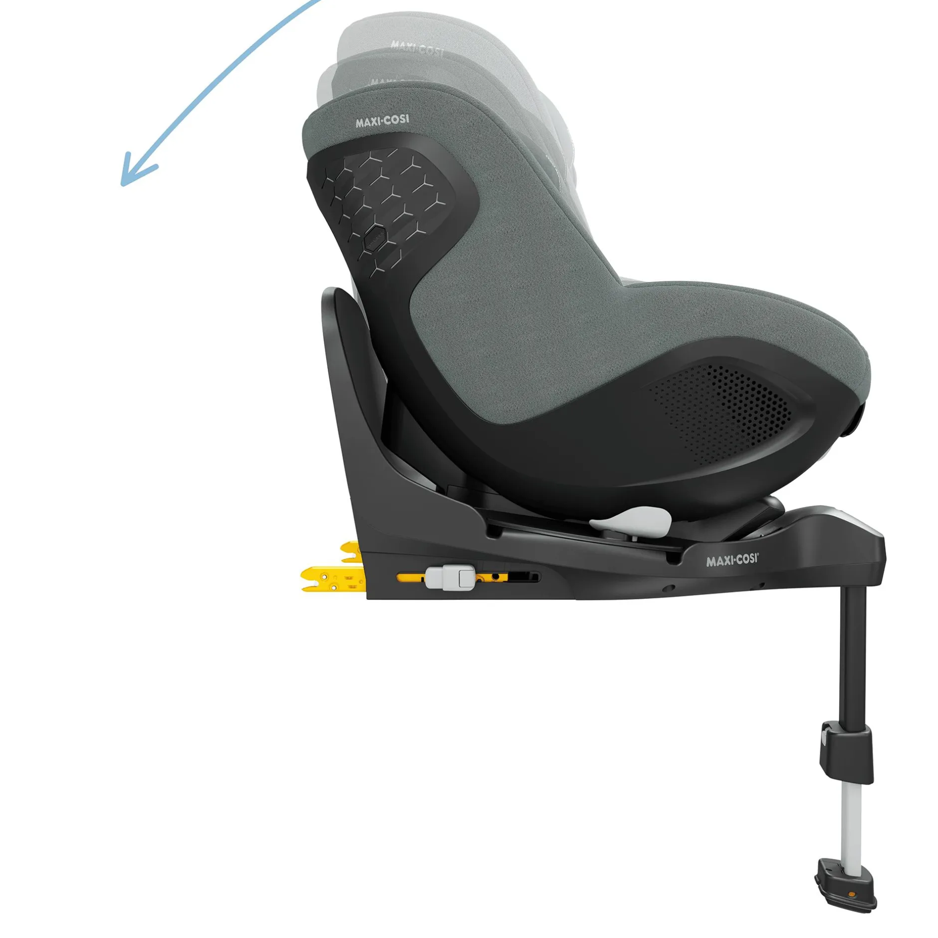 MAXI-COSI Mica 360 Pro Authentic Grey*Kinder Reboarder 0-18 Kg, Gruppe 0+/1