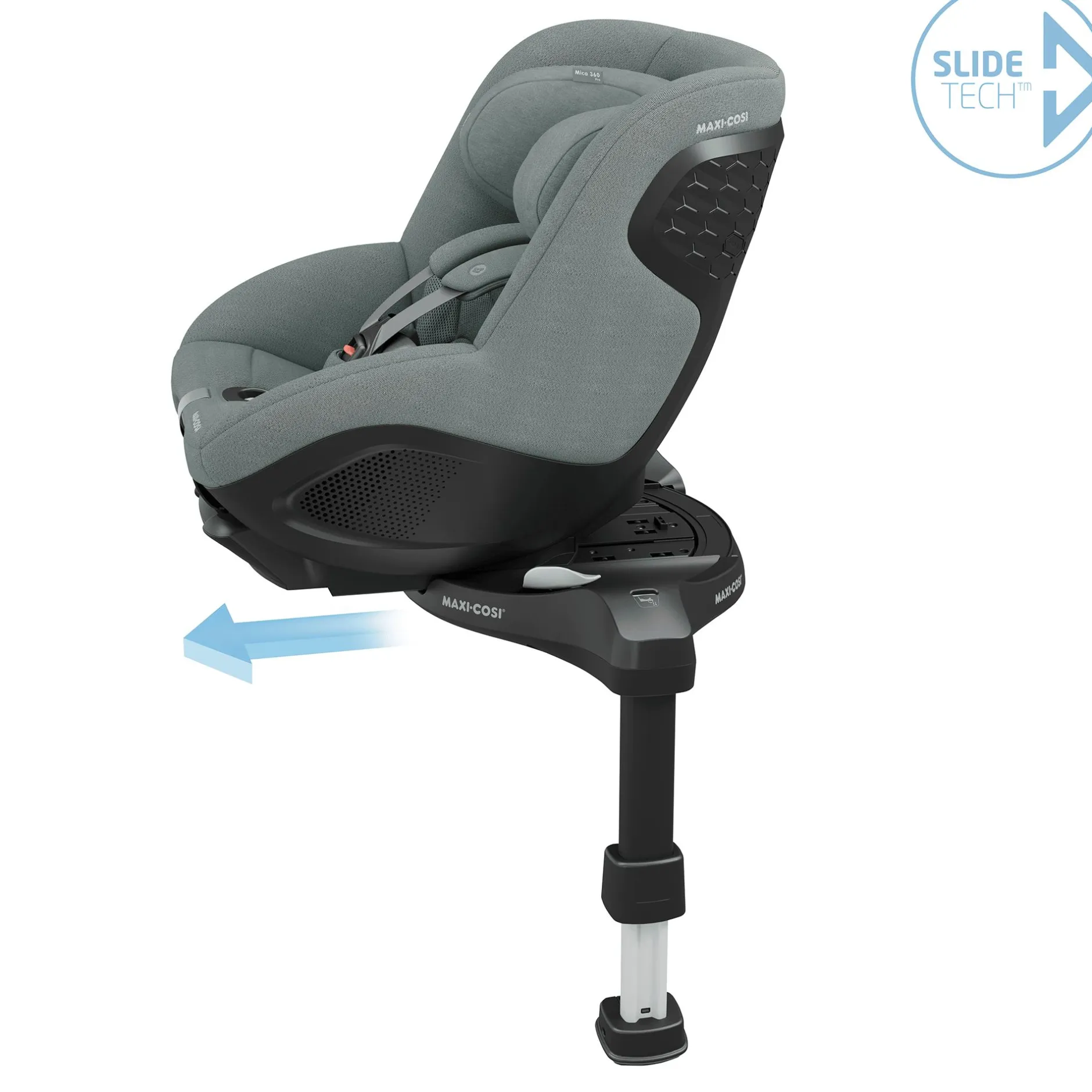 MAXI-COSI Mica 360 Pro Authentic Grey*Kinder Reboarder 0-18 Kg, Gruppe 0+/1