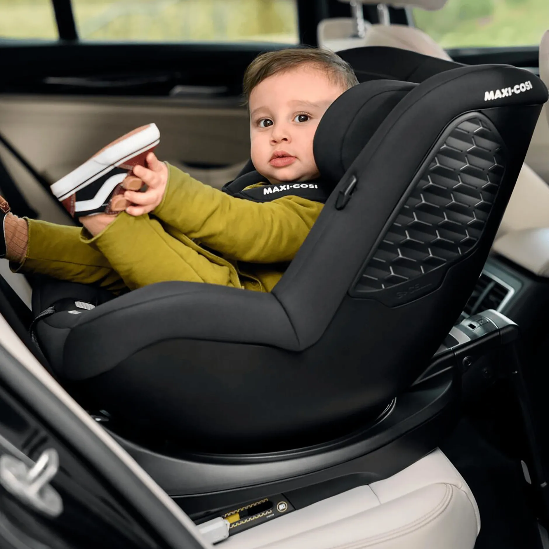 MAXI-COSI Mica 360 S Tonal Black*Kinder Reboarder 0-18 Kg, Gruppe 0+/1