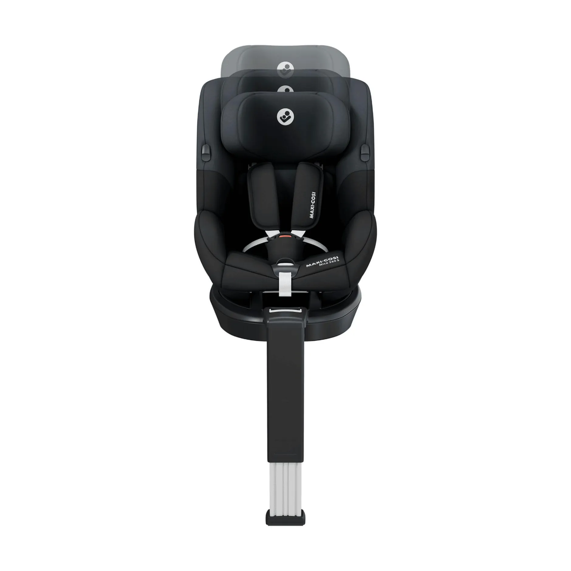 MAXI-COSI Mica 360 S Tonal Black*Kinder Reboarder 0-18 Kg, Gruppe 0+/1