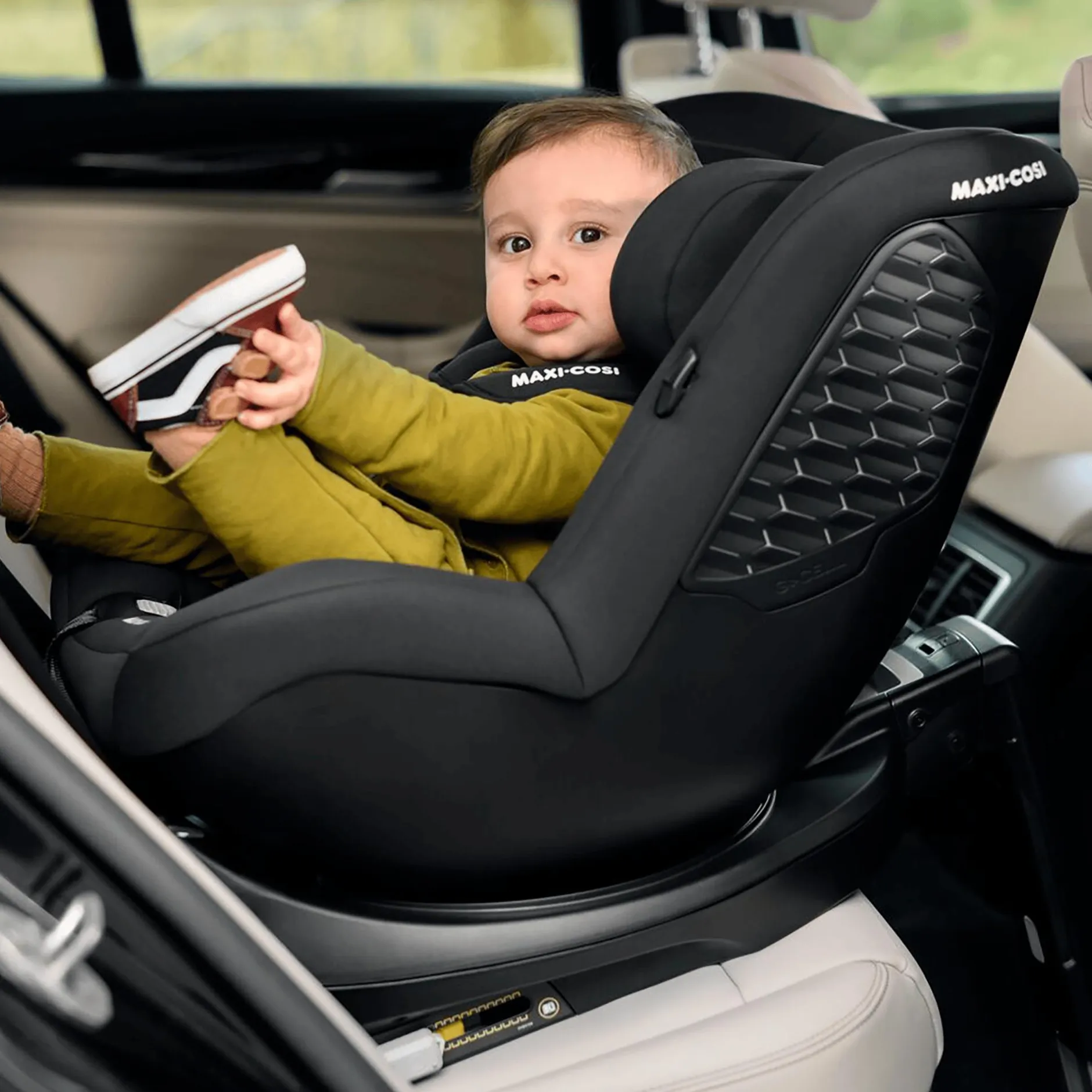 MAXI-COSI Mica 360 S Tonal Graphite*Kinder Reboarder 0-18 Kg, Gruppe 0+/1