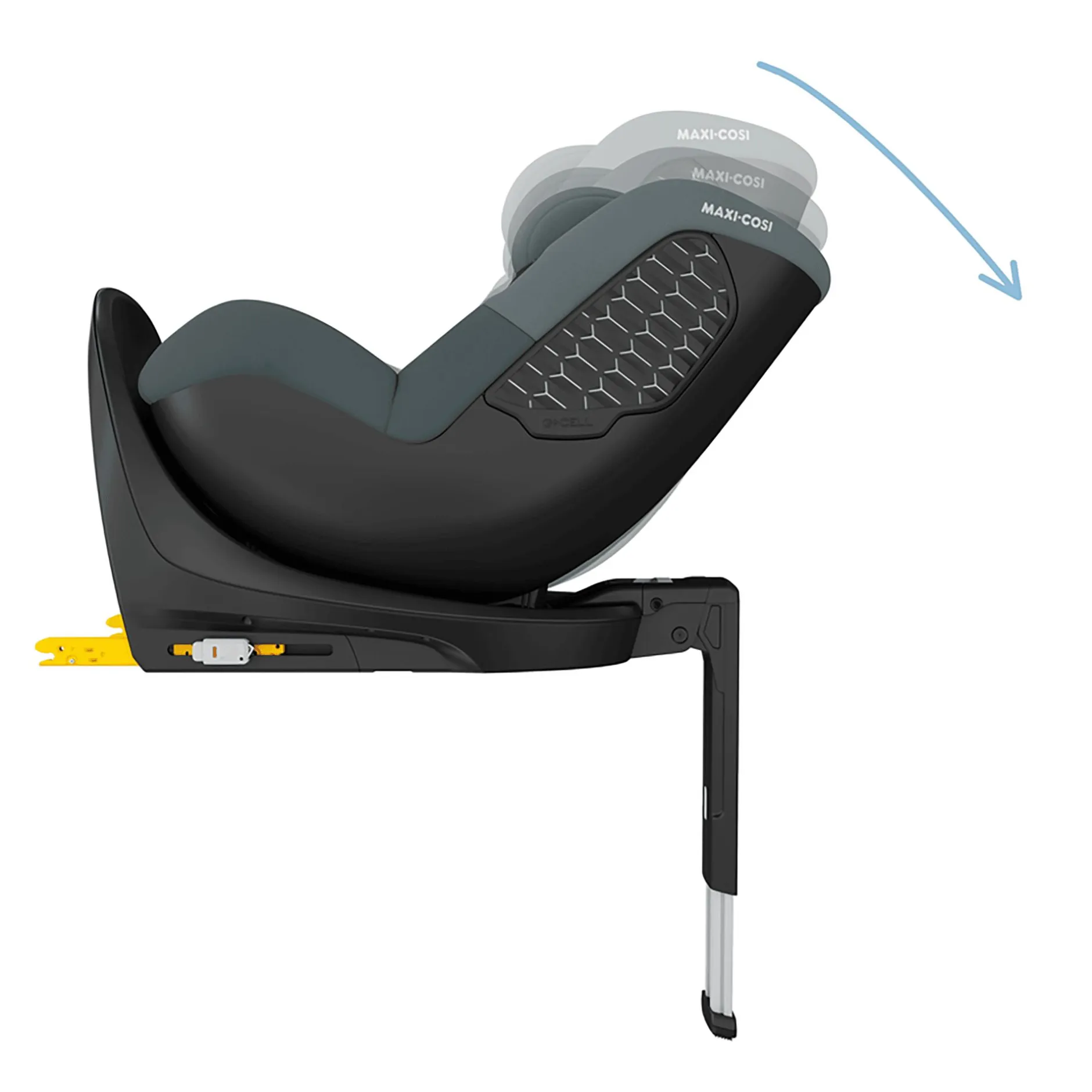 MAXI-COSI Mica 360 S Tonal Graphite*Kinder Reboarder 0-18 Kg, Gruppe 0+/1