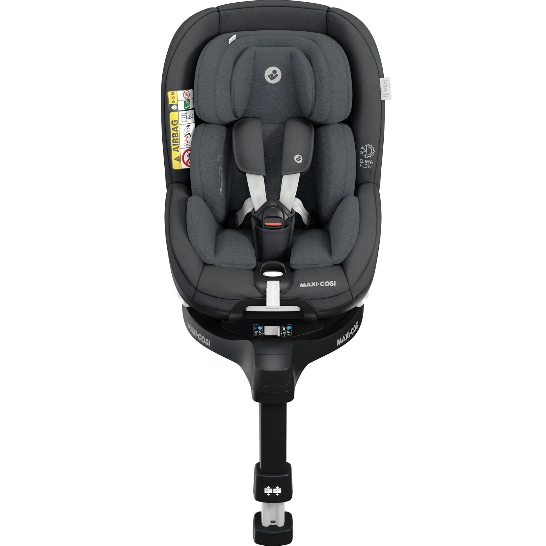 MAXI-COSI Mica Pro Eco i-Size Authentic Graphite*Kinder Kindersitze Isofix|Reboarder 0-18 Kg, Gruppe 0+/1