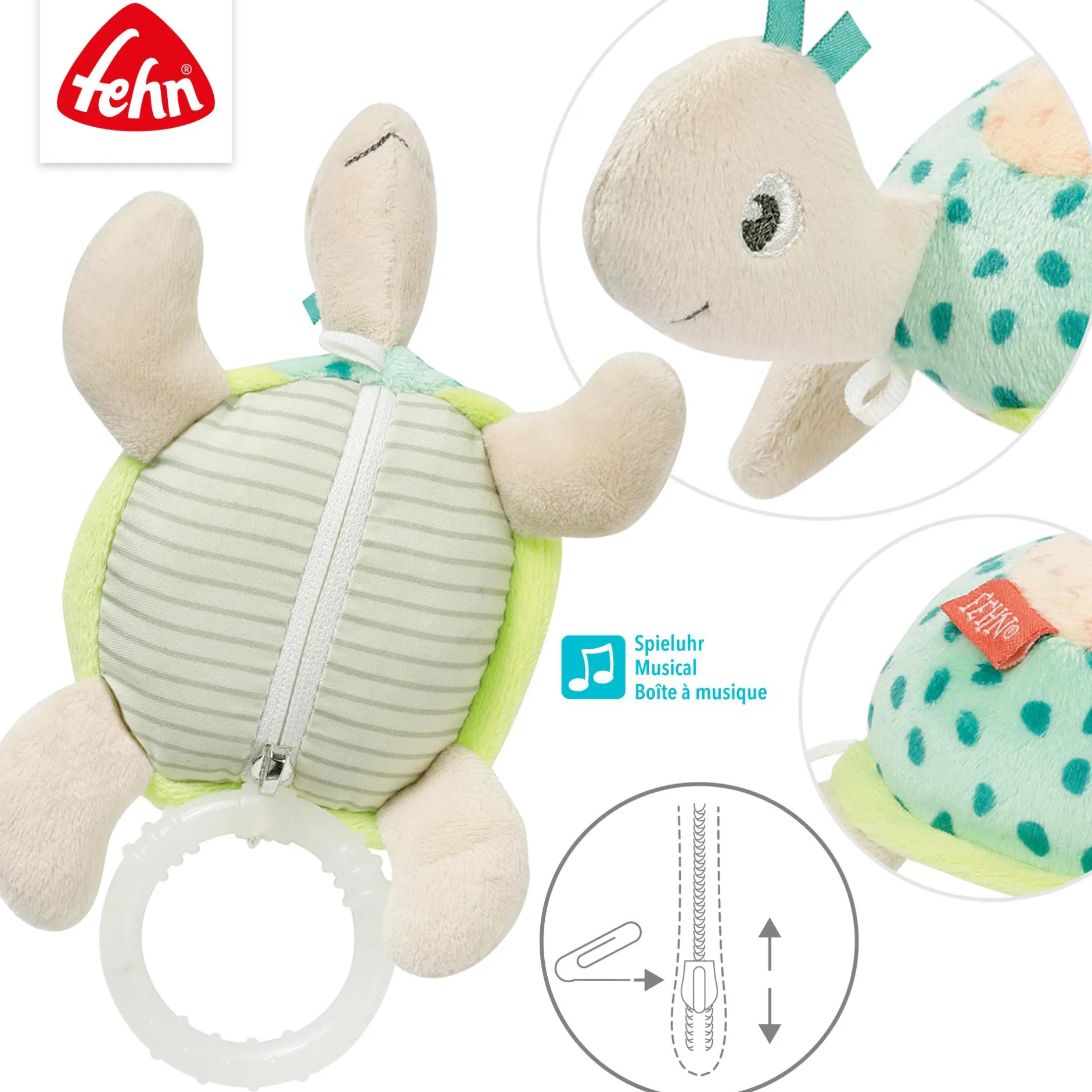 fehn Mini-Spieluhr Schildkröte* Spieluhren