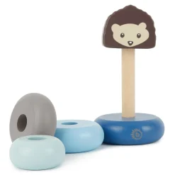 bieco Mini-Stapelturm Igel*Kinder Lernspielzeug|Holzspielzeug