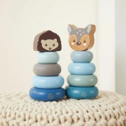 bieco Mini-Stapelturm Reh*Kinder Lernspielzeug|Holzspielzeug