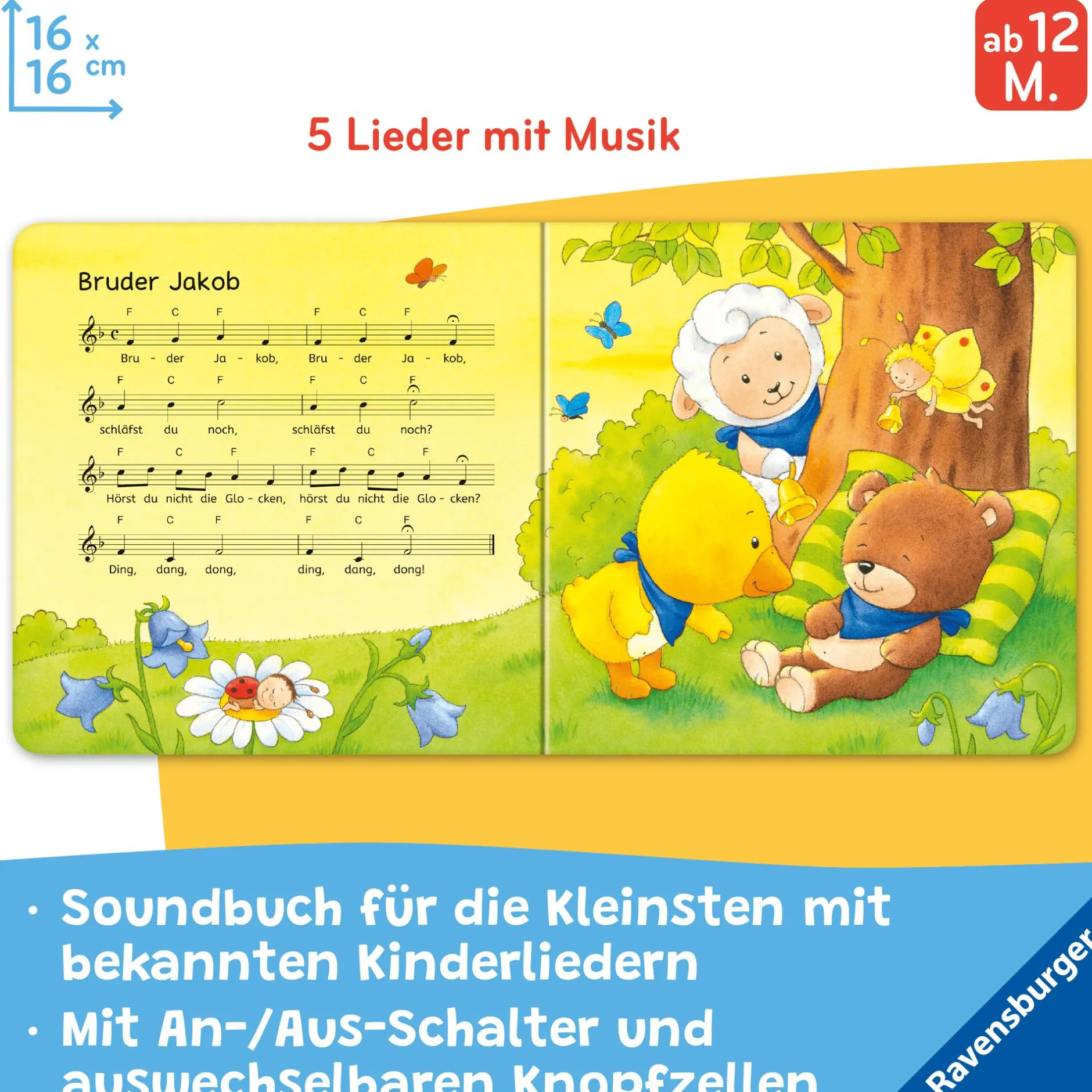 Ravensburger ministeps Hör rein, sing mit! Erste Kinderlieder zum Anhören*Kinder Kinderbücher