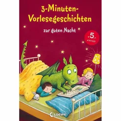 Loewe 3-Minuten-Vorlesegeschichten - zur guten Nacht*Kinder Spielzeug Ab 3 Jahren|Kinderbücher