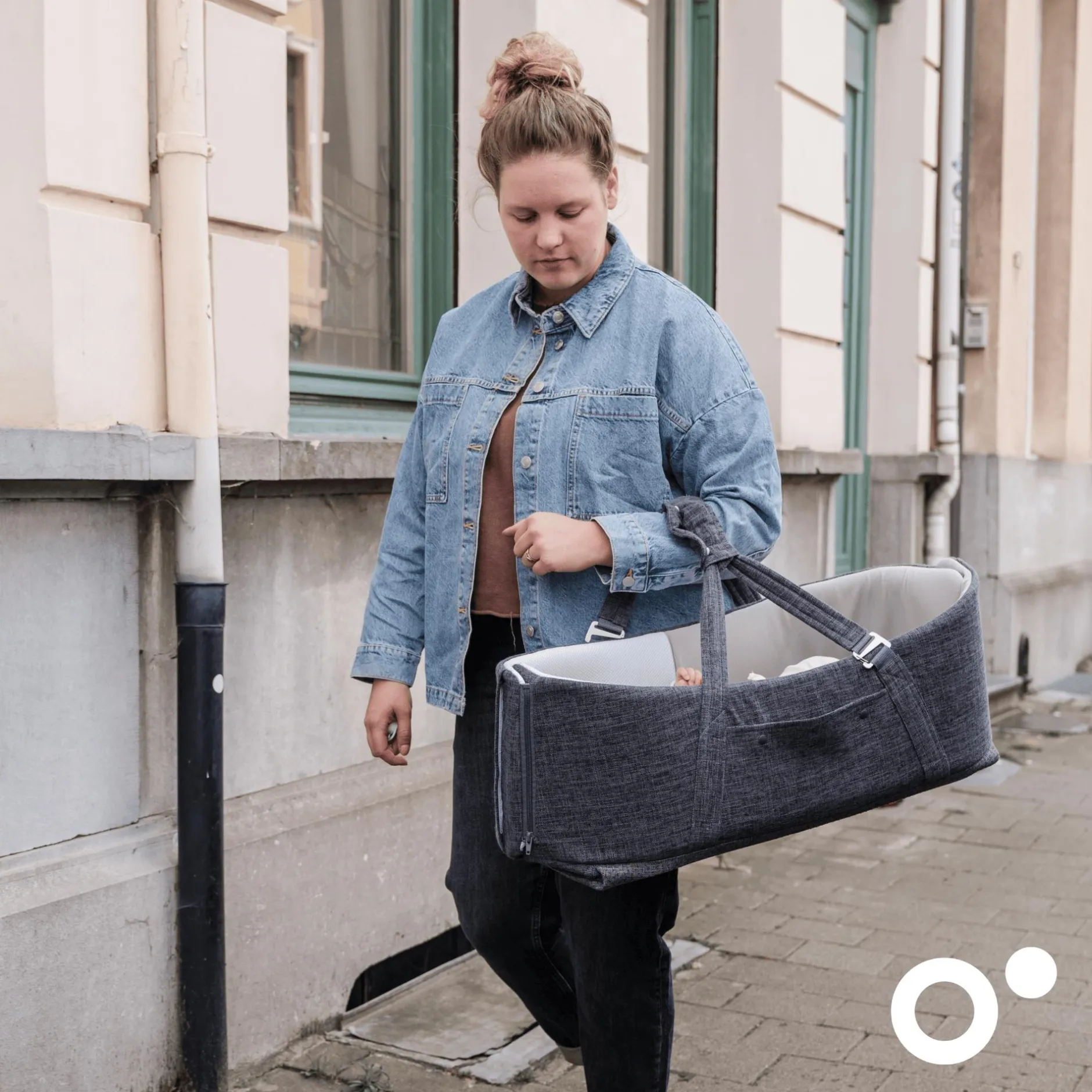 doomoo mobiles Babynest Nest & Go Grey* Bettausstattung