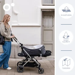 doomoo mobiles Babynest Nest & Go Grey* Bettausstattung
