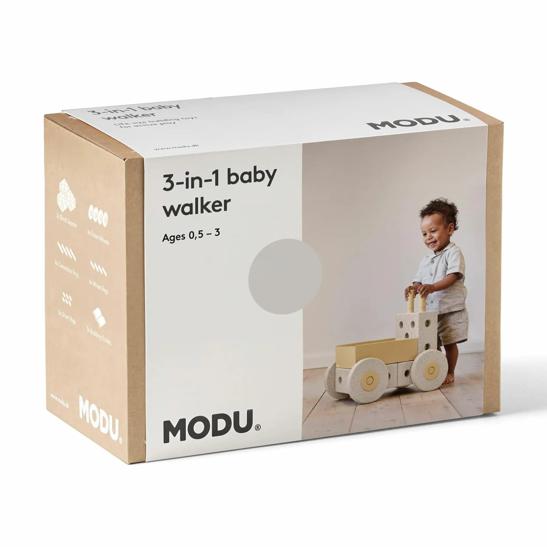 MODU 3-in-1 Lauflernwagen*Kinder Konstruktionsspielzeug|Lauflernwagen