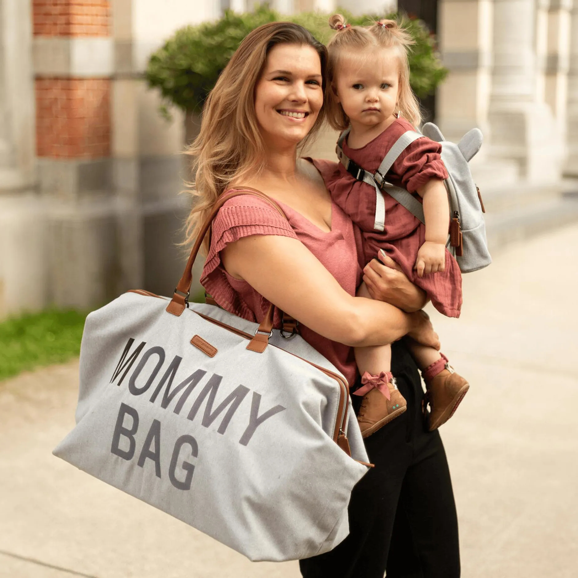 CHILDHOME Mommy Bag® Wickeltasche Grau* Wickeltaschen