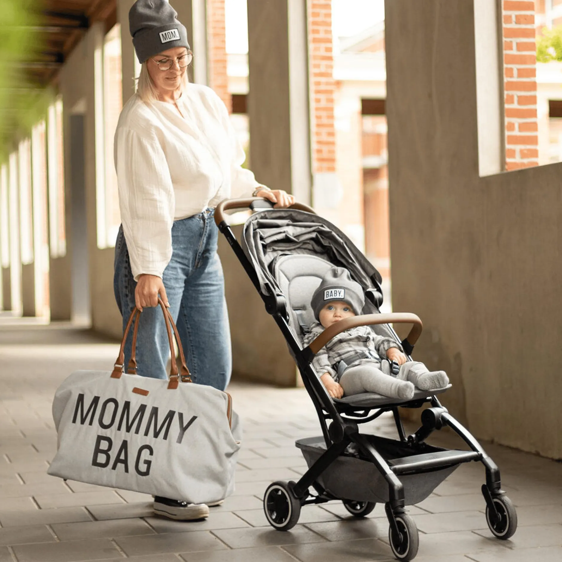 CHILDHOME Mommy Bag® Wickeltasche Grau* Wickeltaschen