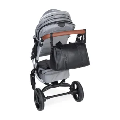 CHILDHOME Mommy Club Wickeltasche Simili Leder Schwarz* Wickeltaschen
