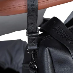 CHILDHOME Mommy Club Wickeltasche Simili Leder Schwarz* Wickeltaschen