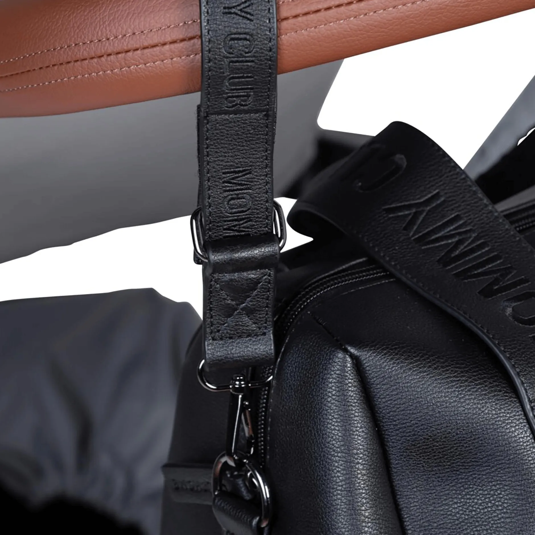CHILDHOME Mommy Club Wickeltasche Simili Leder Schwarz* Wickeltaschen