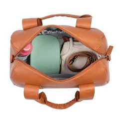 CHILDHOME Mommy Club Wickeltasche Simili Leder Braun* Wickeltaschen