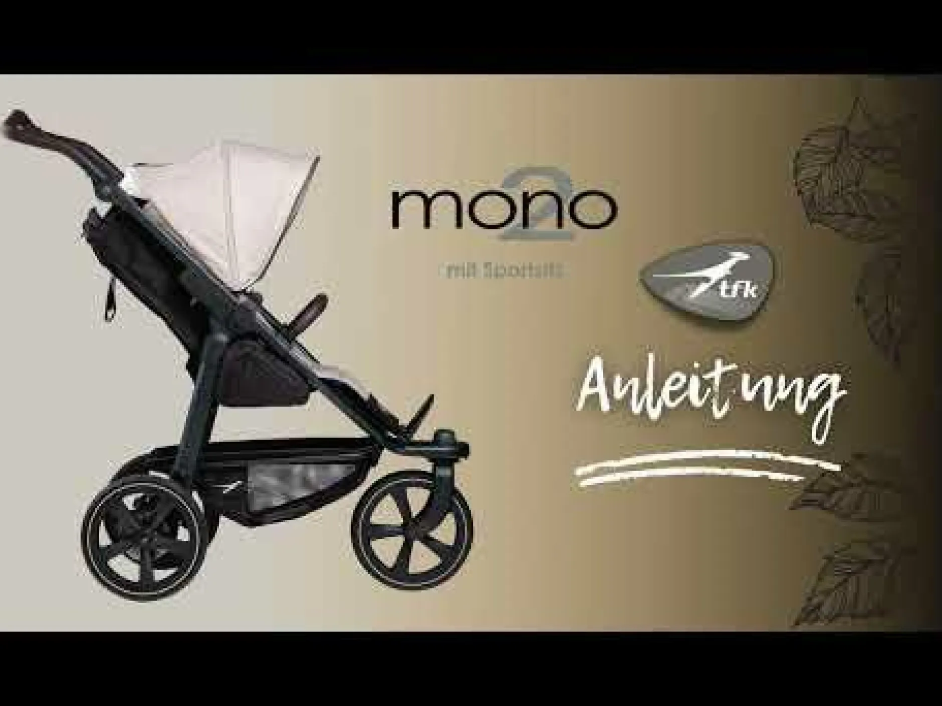 TFK Mono 2 Sport Luftreifen Schwarz*Kinder Buggys