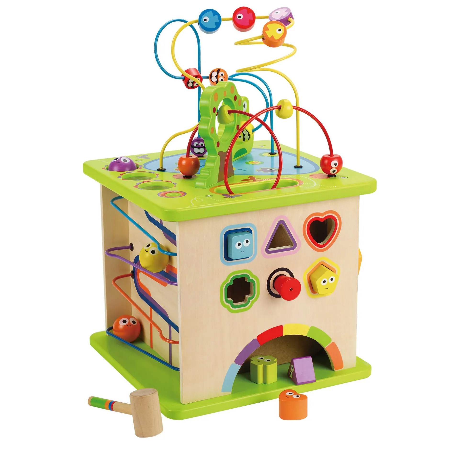 Hape Motorikwürfel Kleine Tierchen*Kinder Holzspielzeug