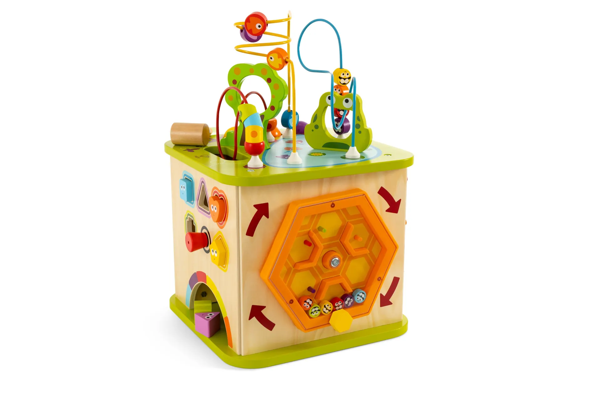 Hape Motorikwürfel Kleine Tierchen*Kinder Holzspielzeug