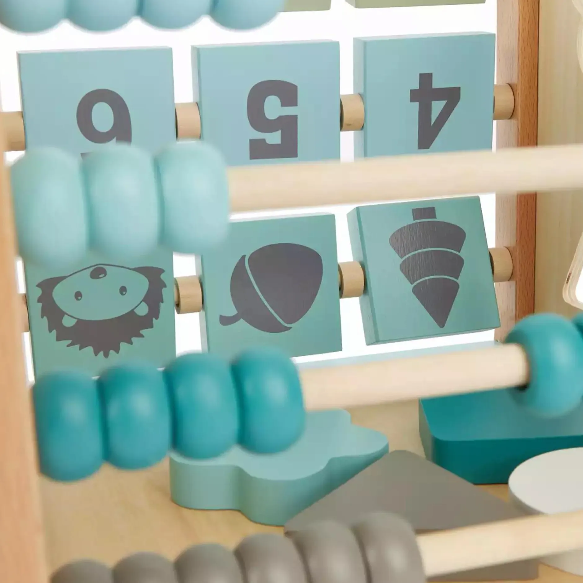bieco Motorikwürfel Scandi*Kinder Lernspielzeug|Holzspielzeug