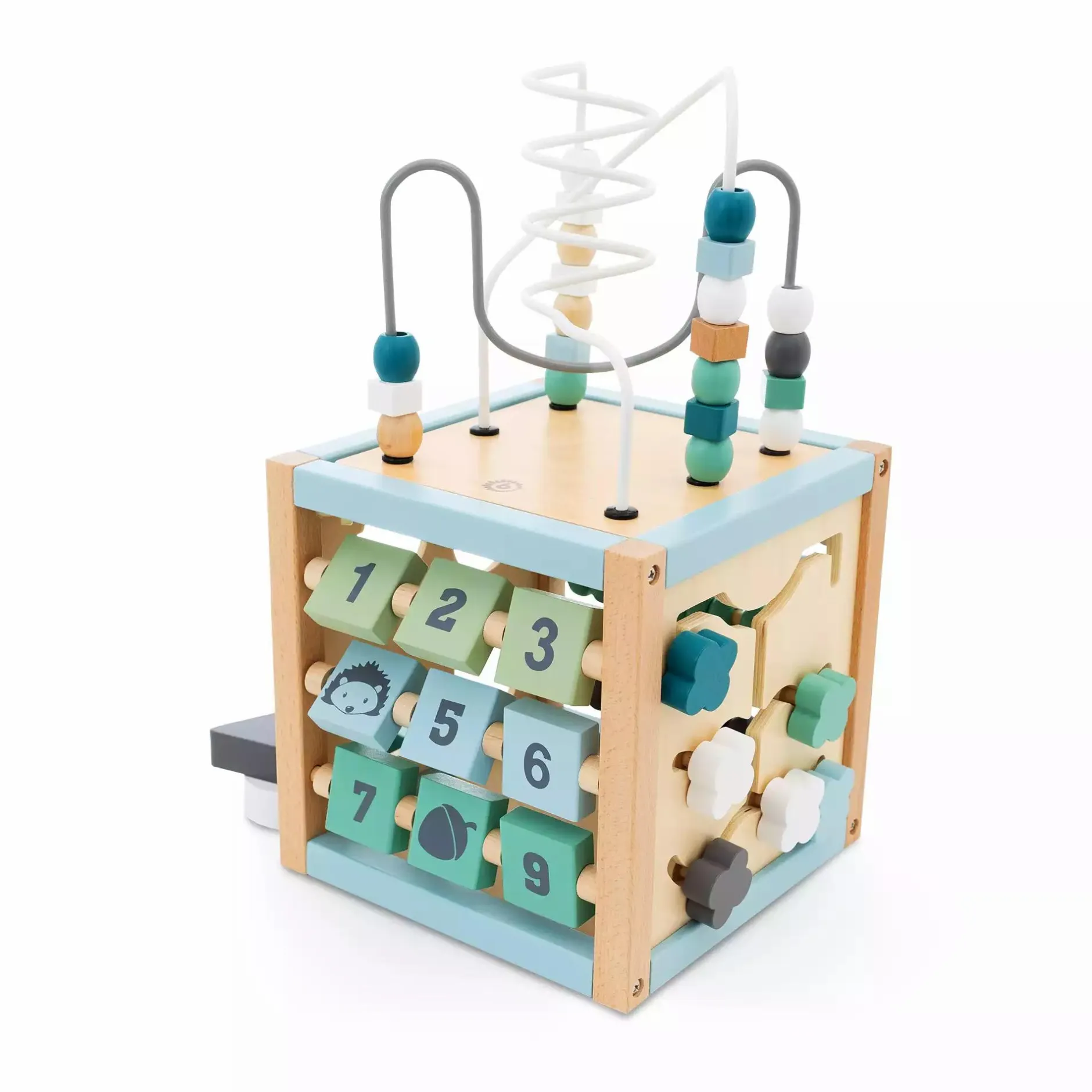 bieco Motorikwürfel Scandi*Kinder Lernspielzeug|Holzspielzeug