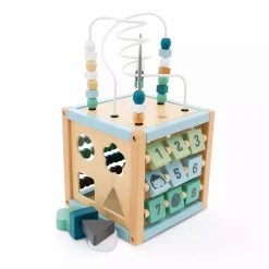 bieco Motorikwürfel Scandi*Kinder Lernspielzeug|Holzspielzeug