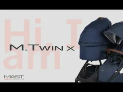 MAST M.Twin x Volcanic Ash*Kinder Kinderwagen Zubehör|Zwillingswagen & Geschwisterwagen