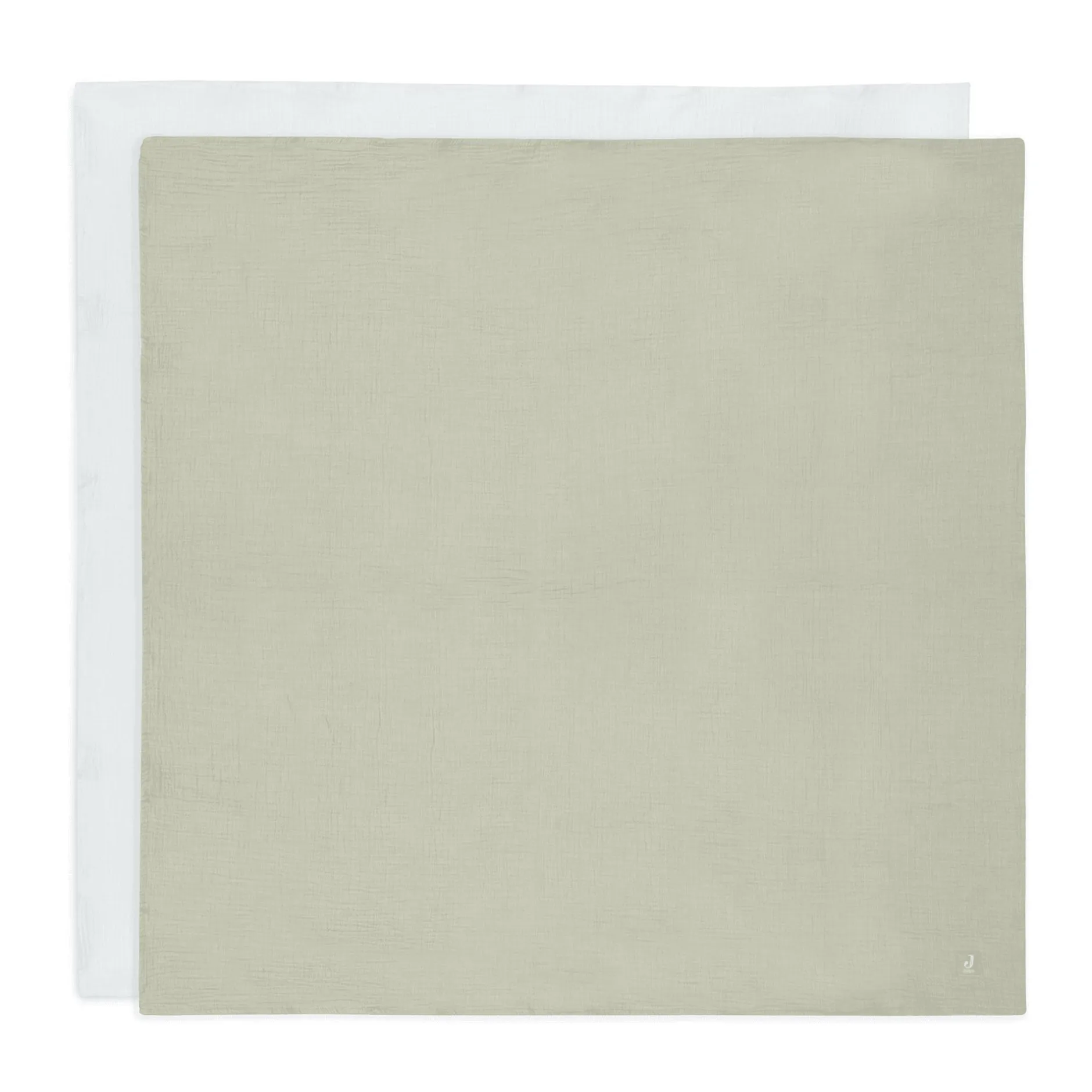 jollein Mulltücher Olive Green/Ivory 115 x 115 cm* Mullwindeln|Mullwindeln