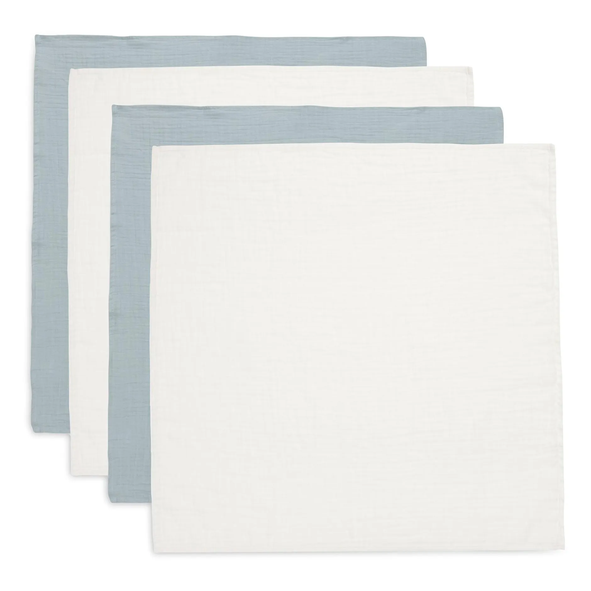 jollein Mulltücher Seagreen/Ivory 70 x 70 cm* Mullwindeln|Mullwindeln