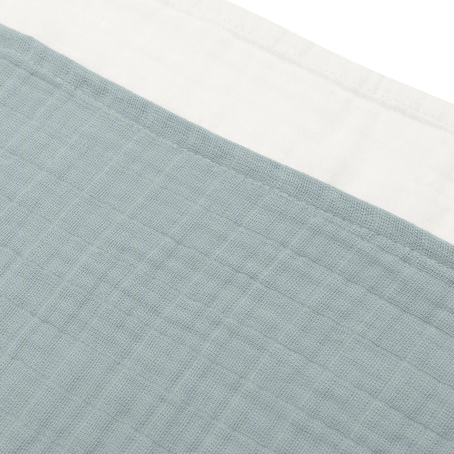 jollein Mulltücher Seagreen/Ivory 70 x 70 cm* Mullwindeln|Mullwindeln